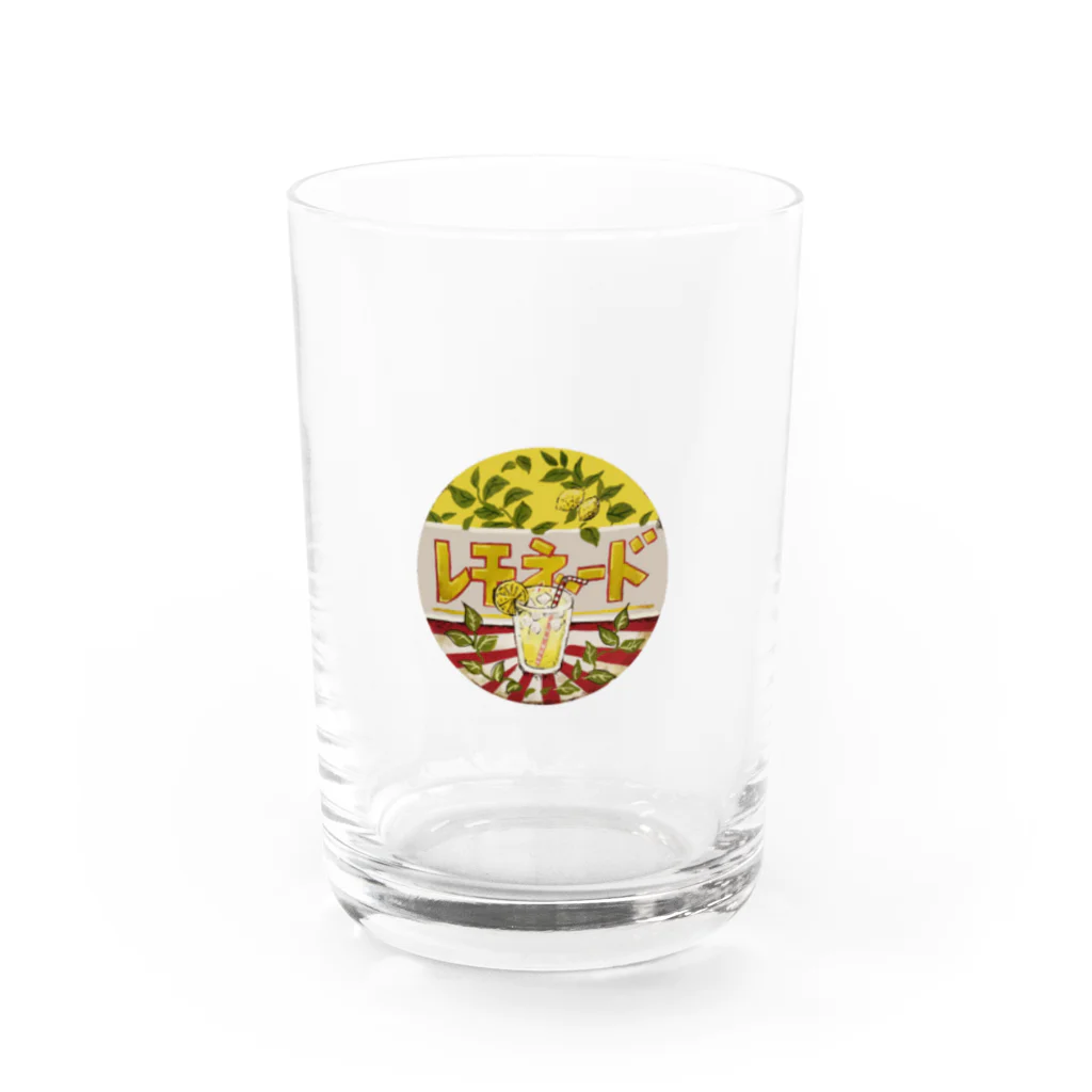 レトロポップなのレモネードグラス Water Glass :front