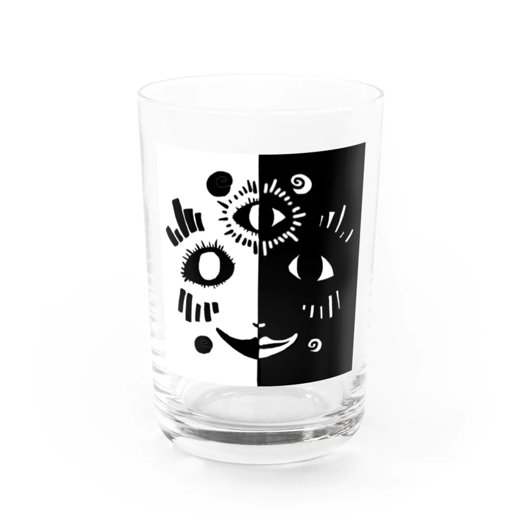 magarimichiのみつめさん Water Glass :front