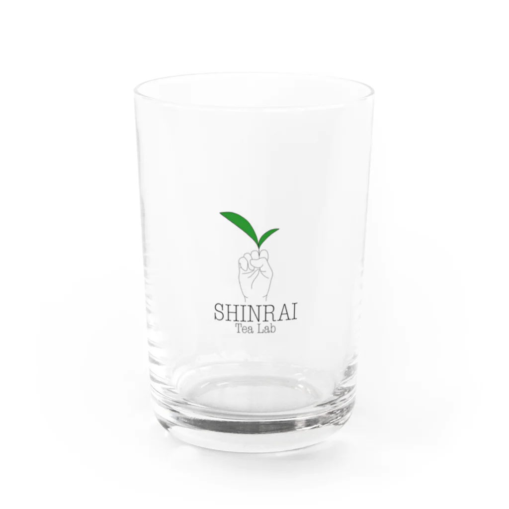 SHINRAI TEA LABのSHINRAI TEA LAB 英ロゴ Water Glass :front