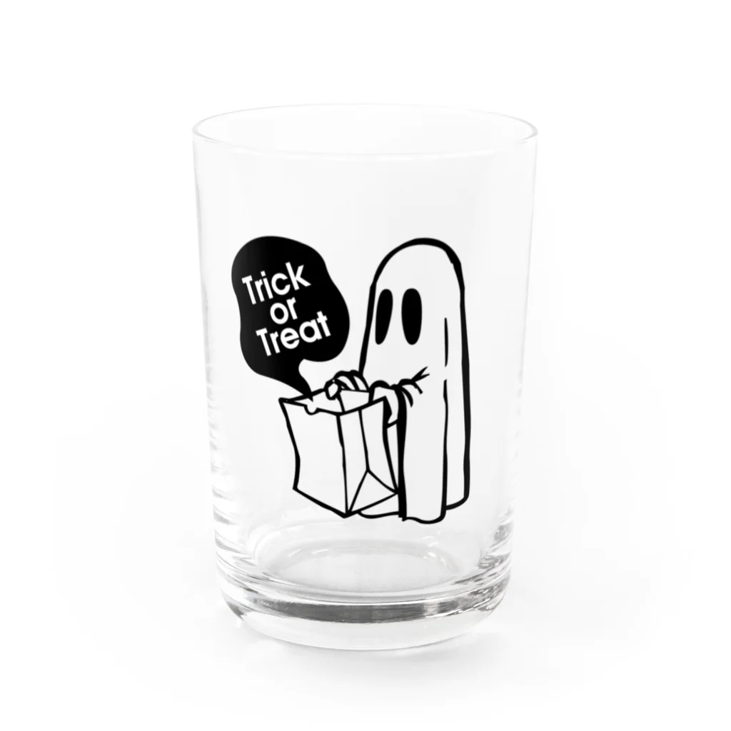 KNOCKのおばけくん Water Glass :front