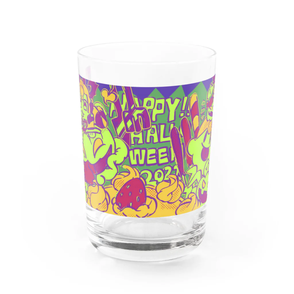 さくハウスのハロウィン☆2021カップ Water Glass :front