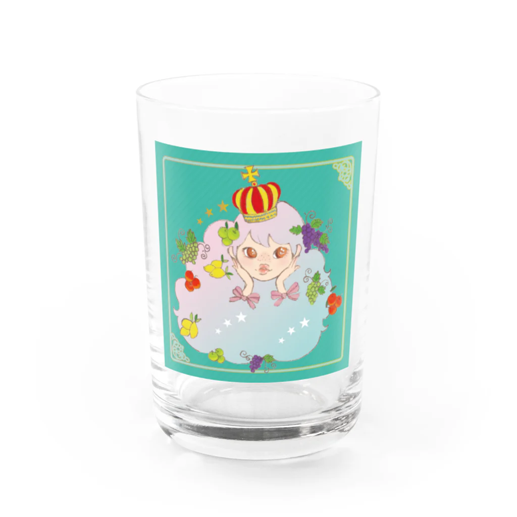 nanatitchのfruits girl Water Glass :front