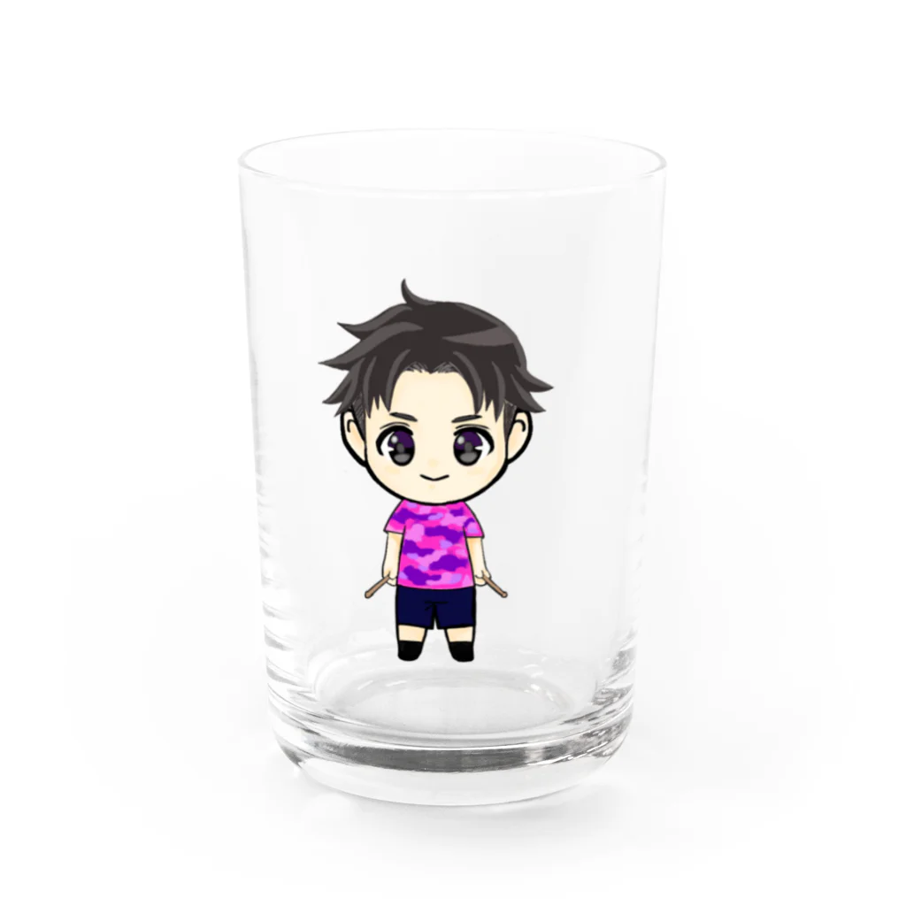 TAKERUNshop”takerock″のミニたけるん Water Glass :front