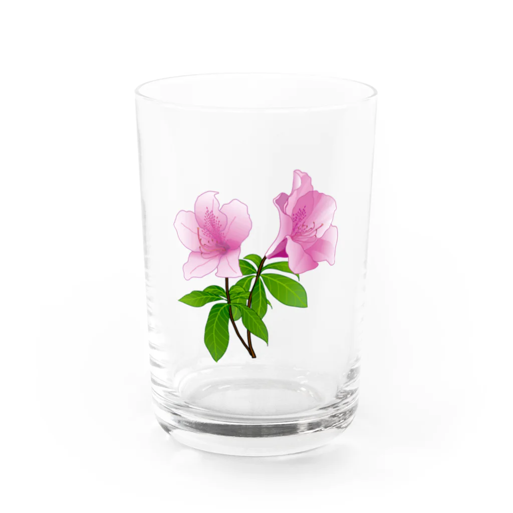 yamame1000ninのつつじ Water Glass :front