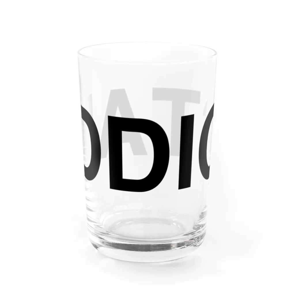 TOKYO LOGOSHOP 東京ロゴショップのADDICT-アディクト- Water Glass :front