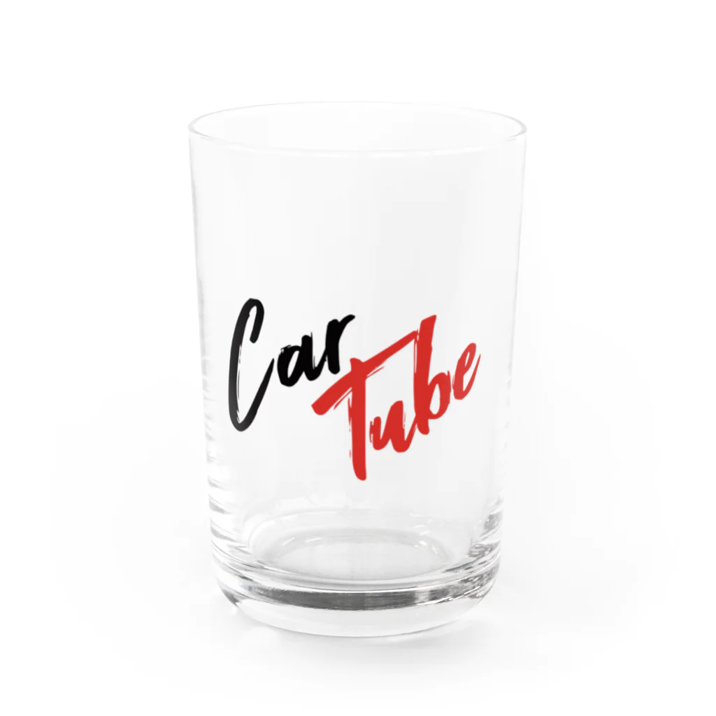 新車購入アドバンスチャンネル【CarTube】のCarTube（赤黒） Water Glass :front