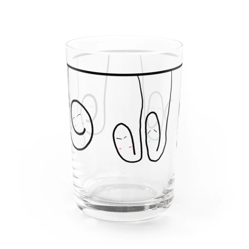 ひなたさん家の良心市のある日 Water Glass :front