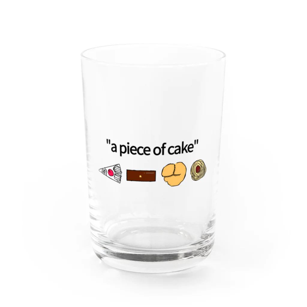 Neguseのa piece of cake Water Glass :front