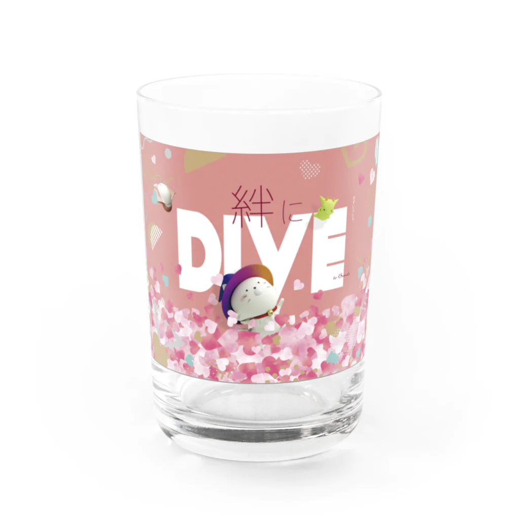 Shibuya_NyanCoのニャン公DIVE（絆）シリーズ Water Glass :front