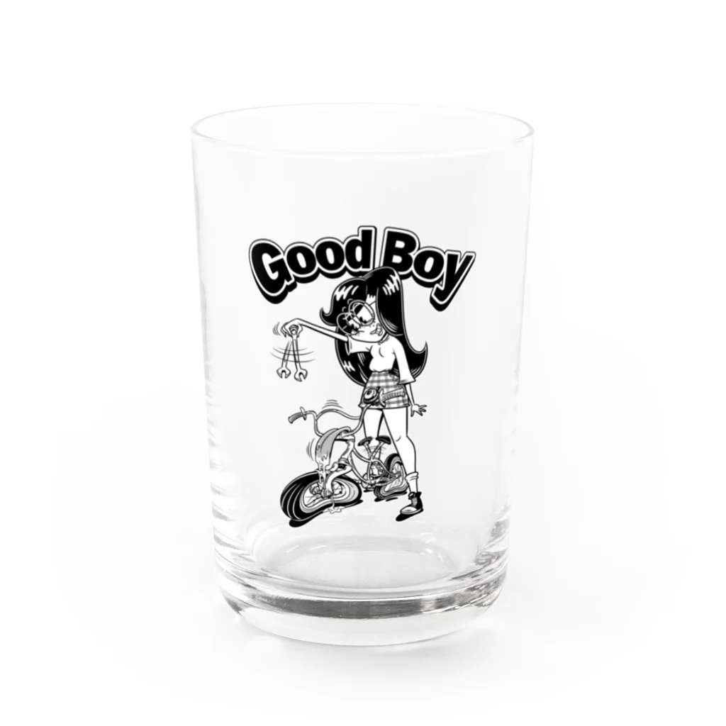 nidan-illustrationの"Good Boy" グラス前面