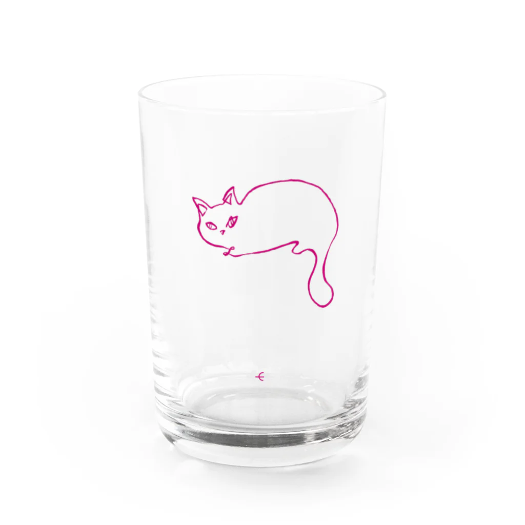 Ellie Kubota    のneko Water Glass :front