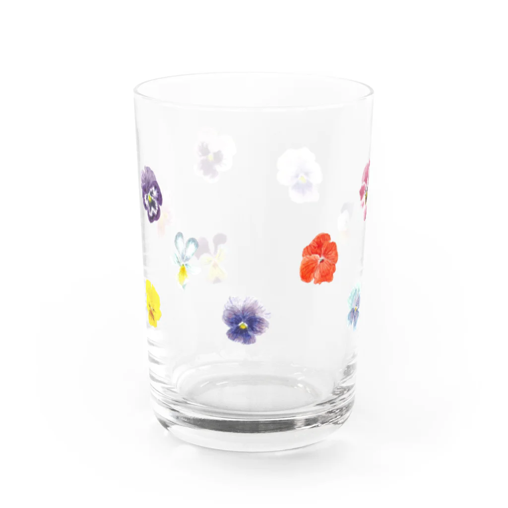 お花のクローゼットのビオラパンジー グラス前面