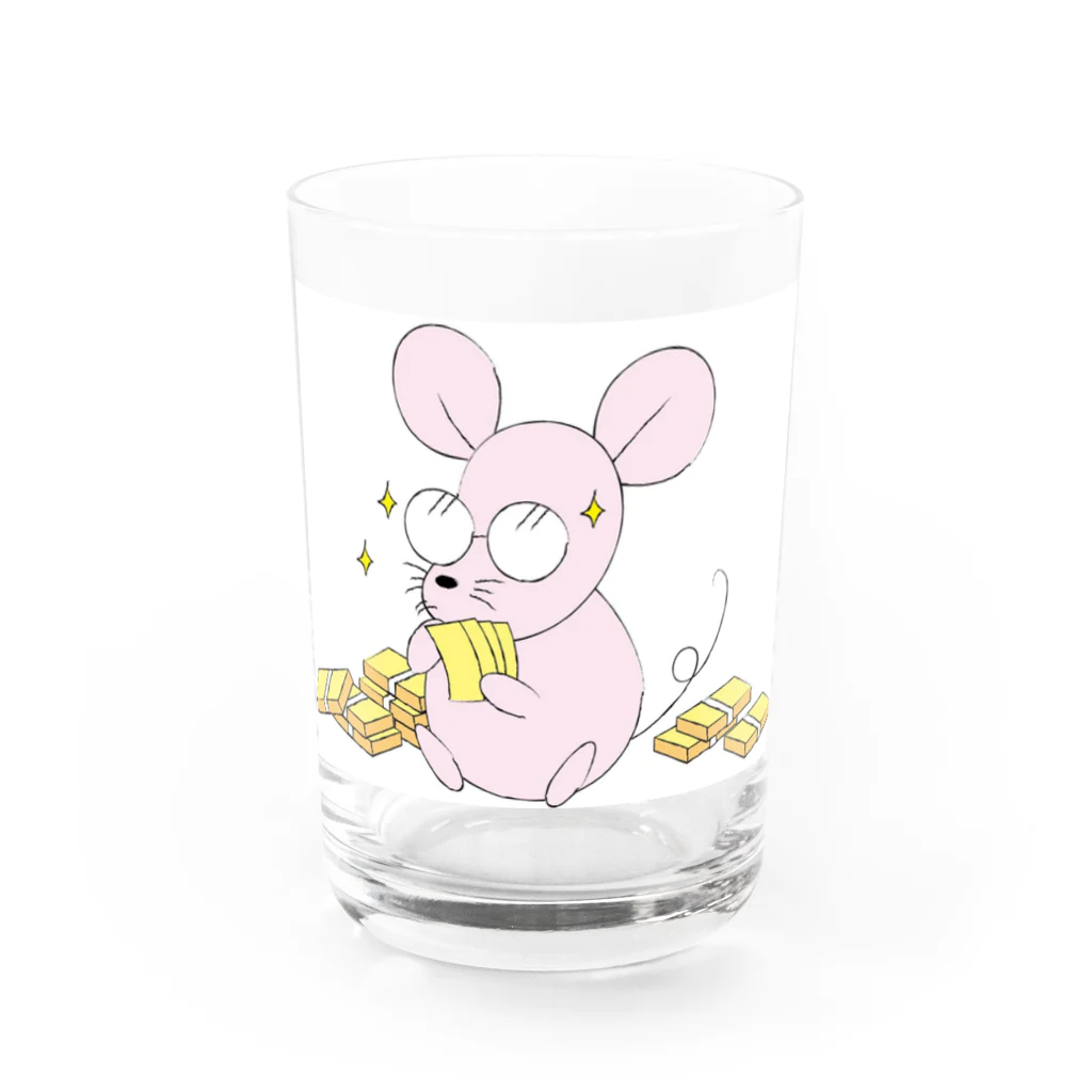 カレーコミュニケーションクラブのちゅうちゅう君 Water Glass :front