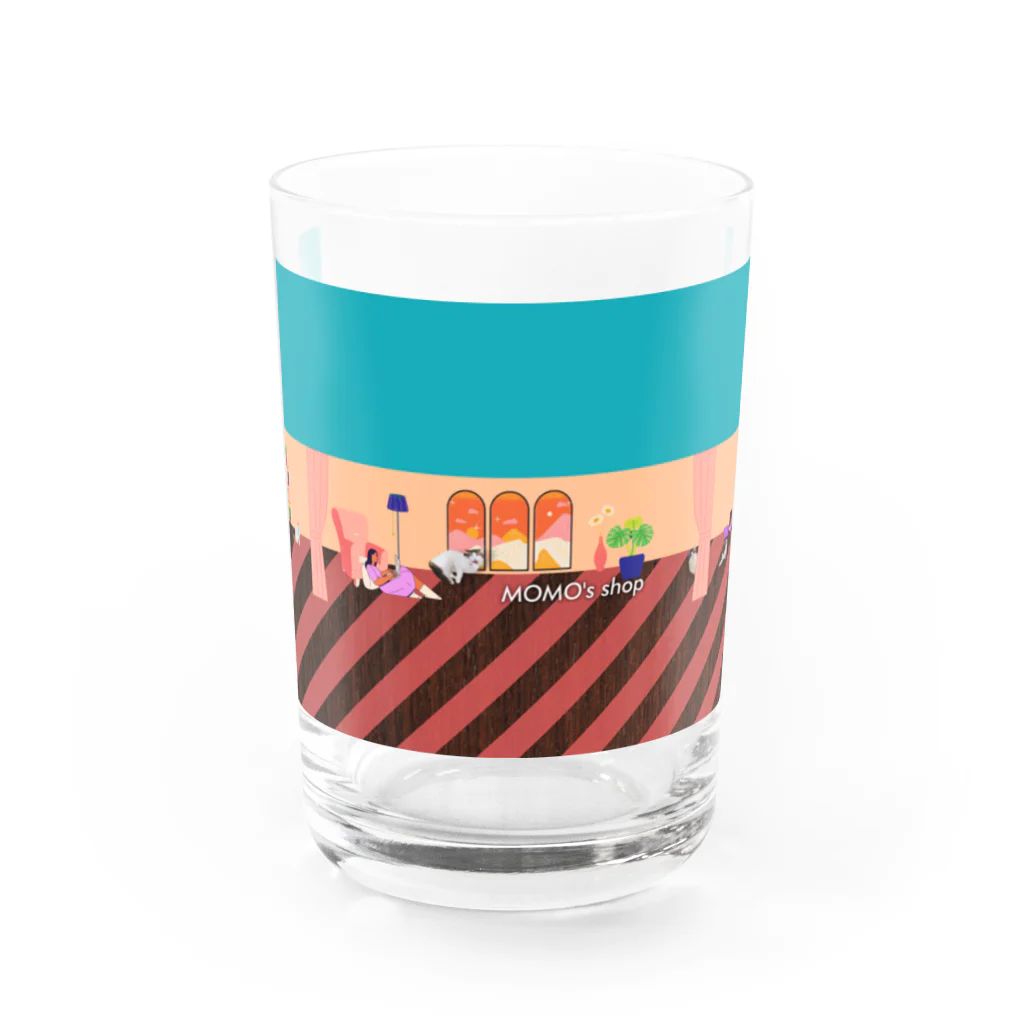 𝙈𝙊𝙈𝙊'𝙨 𝙎𝙝𝙤𝙥のMOMO's shop #03 Water Glass :front