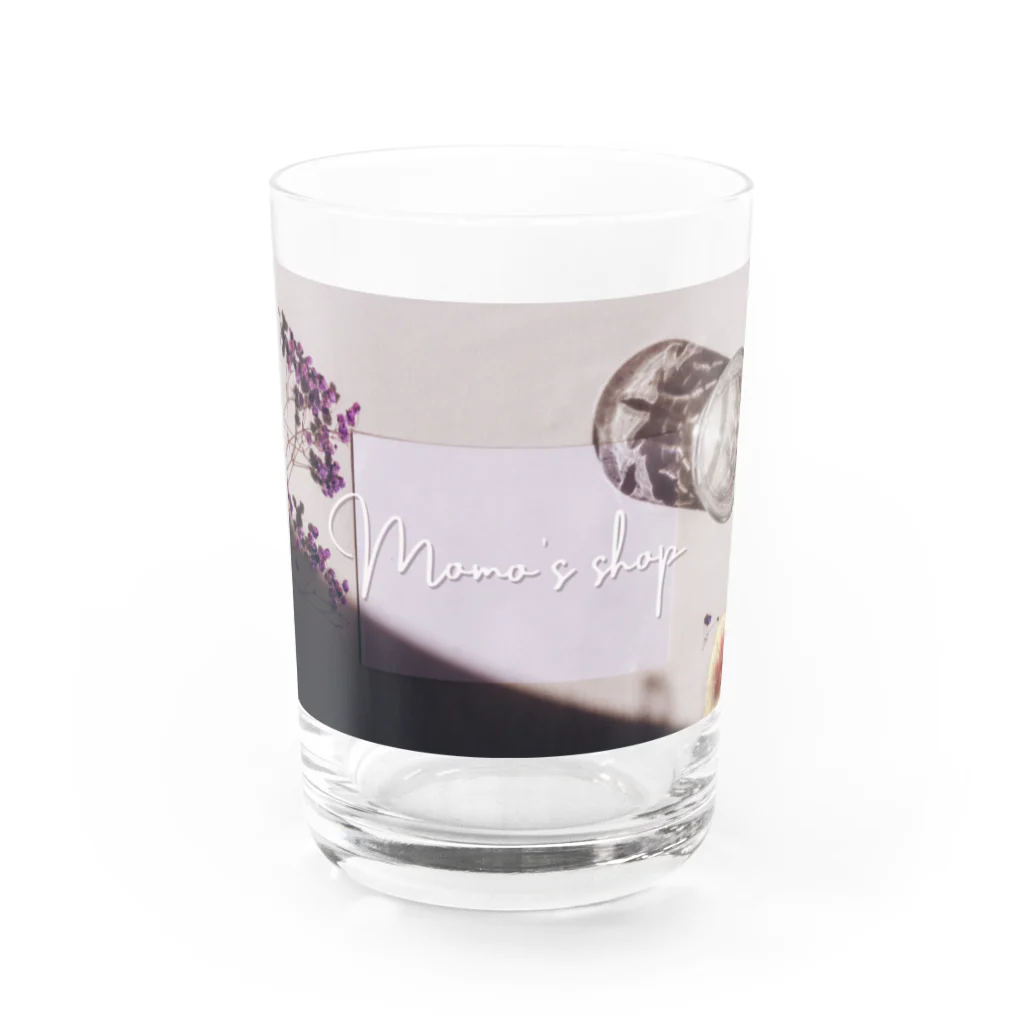 𝙈𝙊𝙈𝙊'𝙨 𝙎𝙝𝙤𝙥のMOMO's shop #04 Water Glass :front