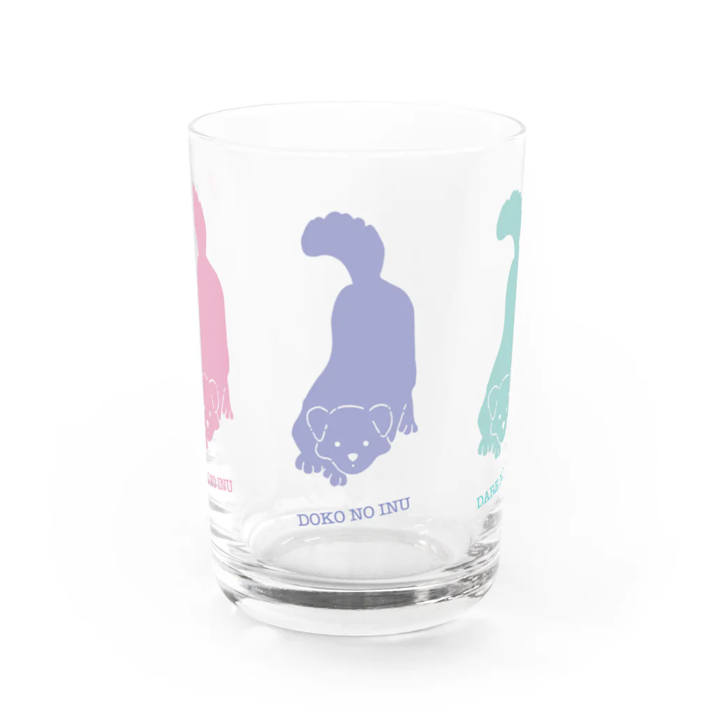 誘いのウチ ノ イヌ Water Glass :front