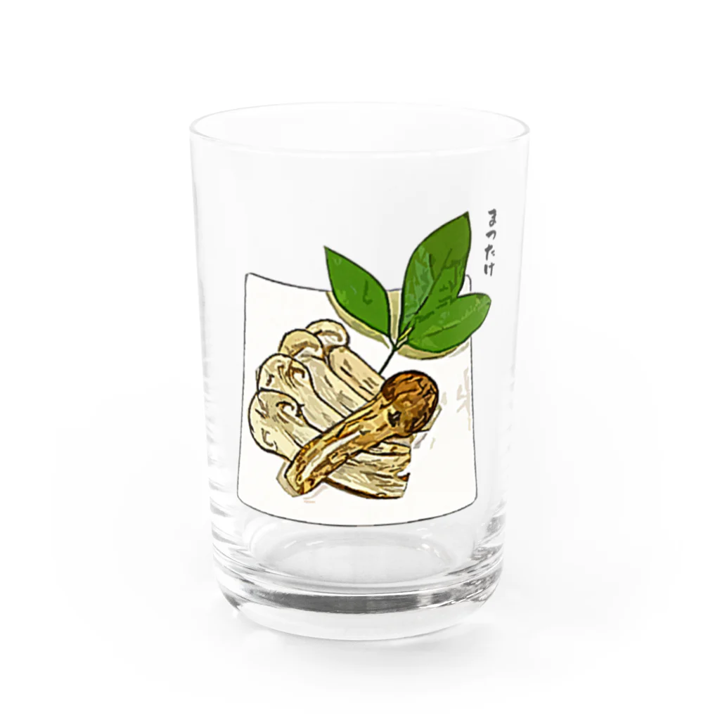 脂身通信Ｚの秋田県産の松茸（スライス） グラス前面