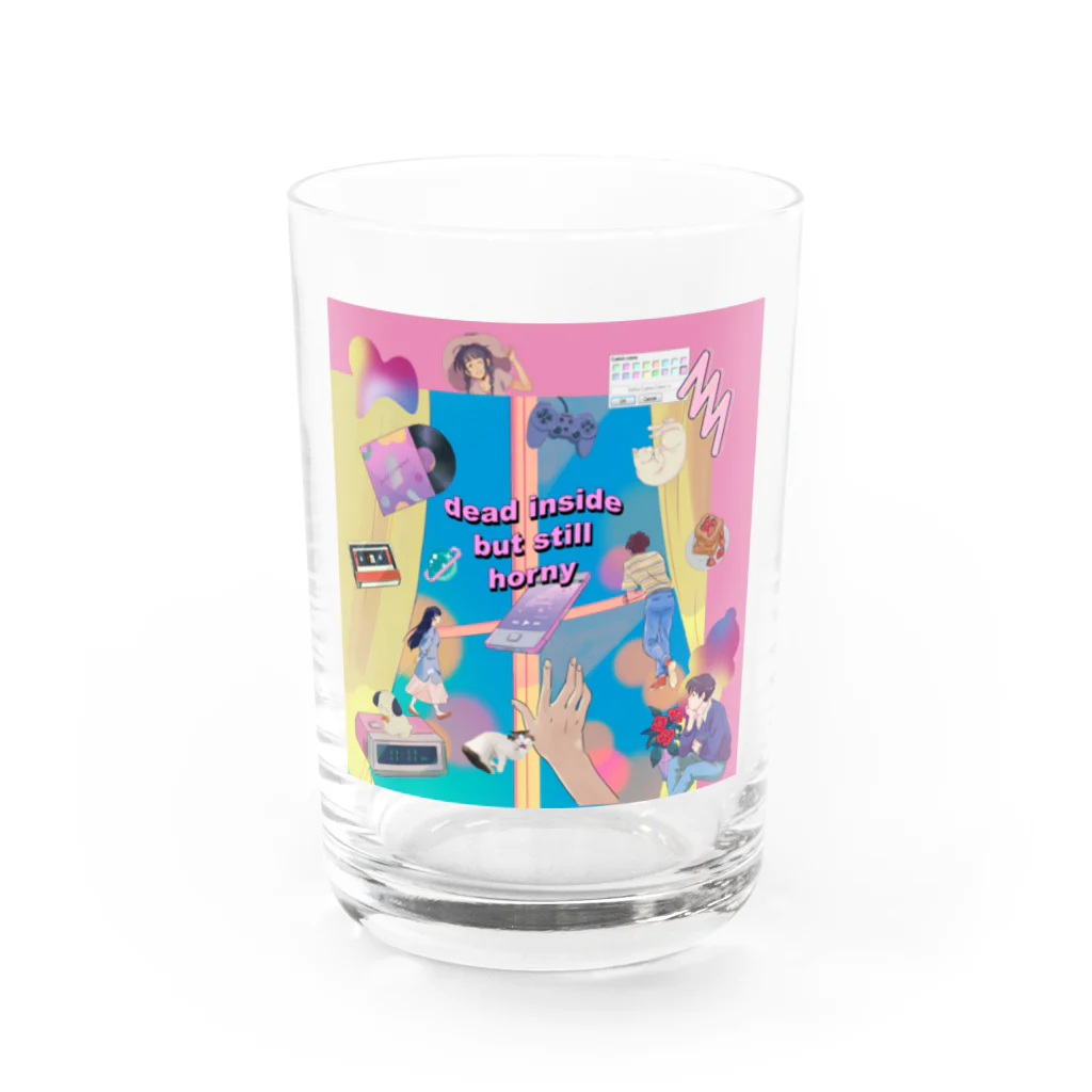 𝙈𝙊𝙈𝙊'𝙨 𝙎𝙝𝙤𝙥の90's anime & momo #02 Water Glass :front