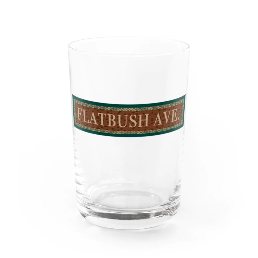 Westmorland(Tropical)のFLAT BUSH AV BrooklynN.Y Water Glass :front