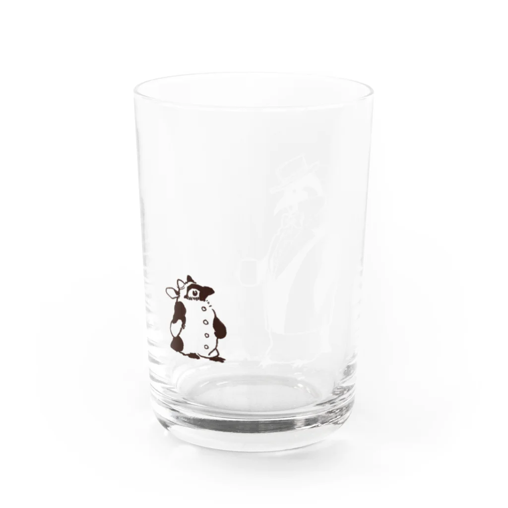 anitomal's shopのフワペンと紳士ペン Water Glass :front