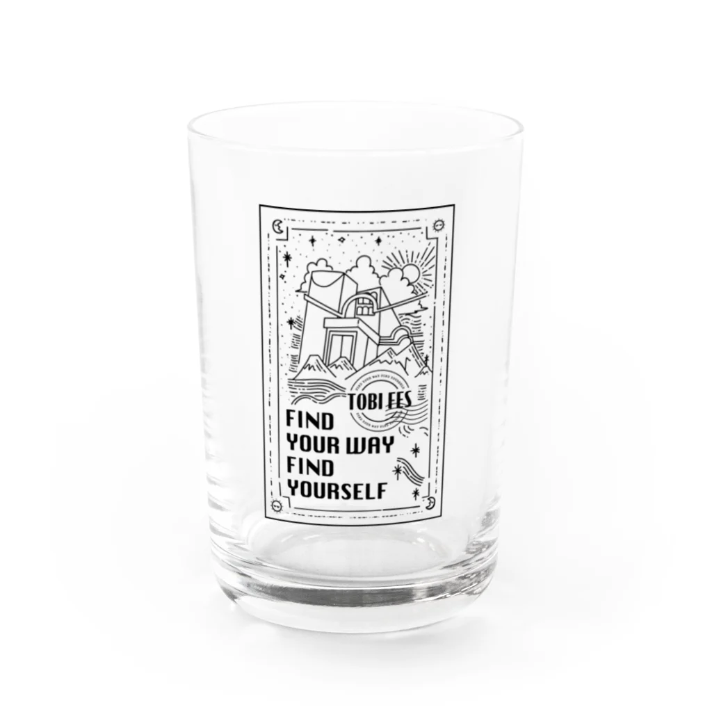 TOBI FES 2022のトビフェス’21公式グッズ_B Water Glass :front