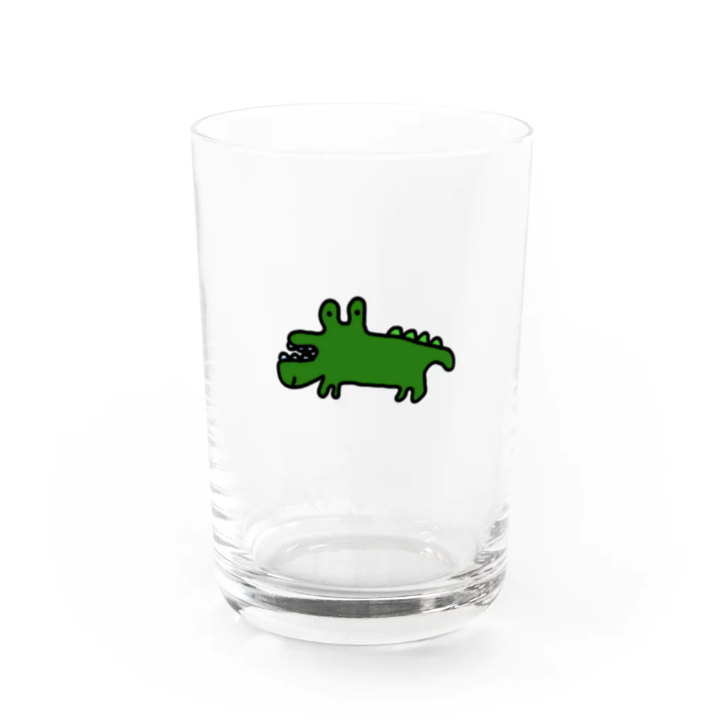 ヨリサダ商会のわにのジェイコブ Water Glass :front