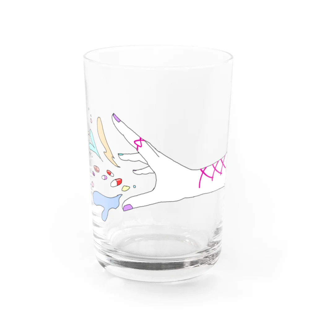 むたむたのふわふわシタイ Water Glass :front