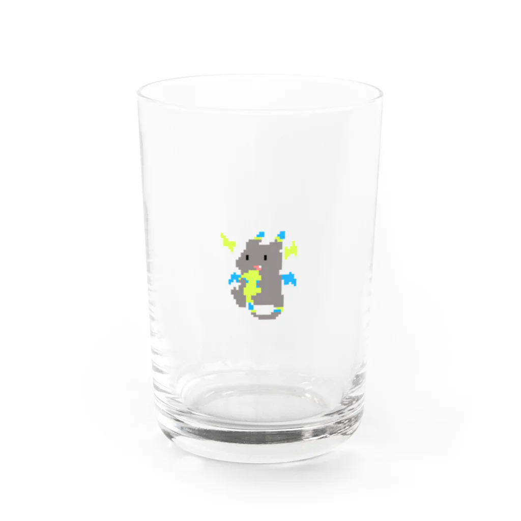 さばのかんづめ。のドット絵もばいりゅー Water Glass :front