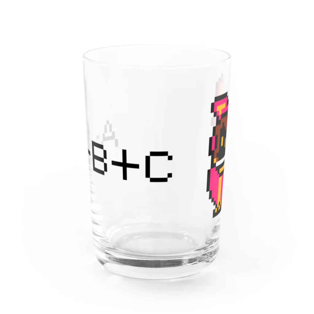 ぴこりずむの ポールポジションABC Water Glass :front