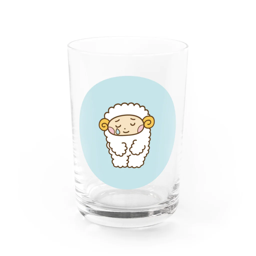 ひつじとぼくのひつじとぼく1 Water Glass :front