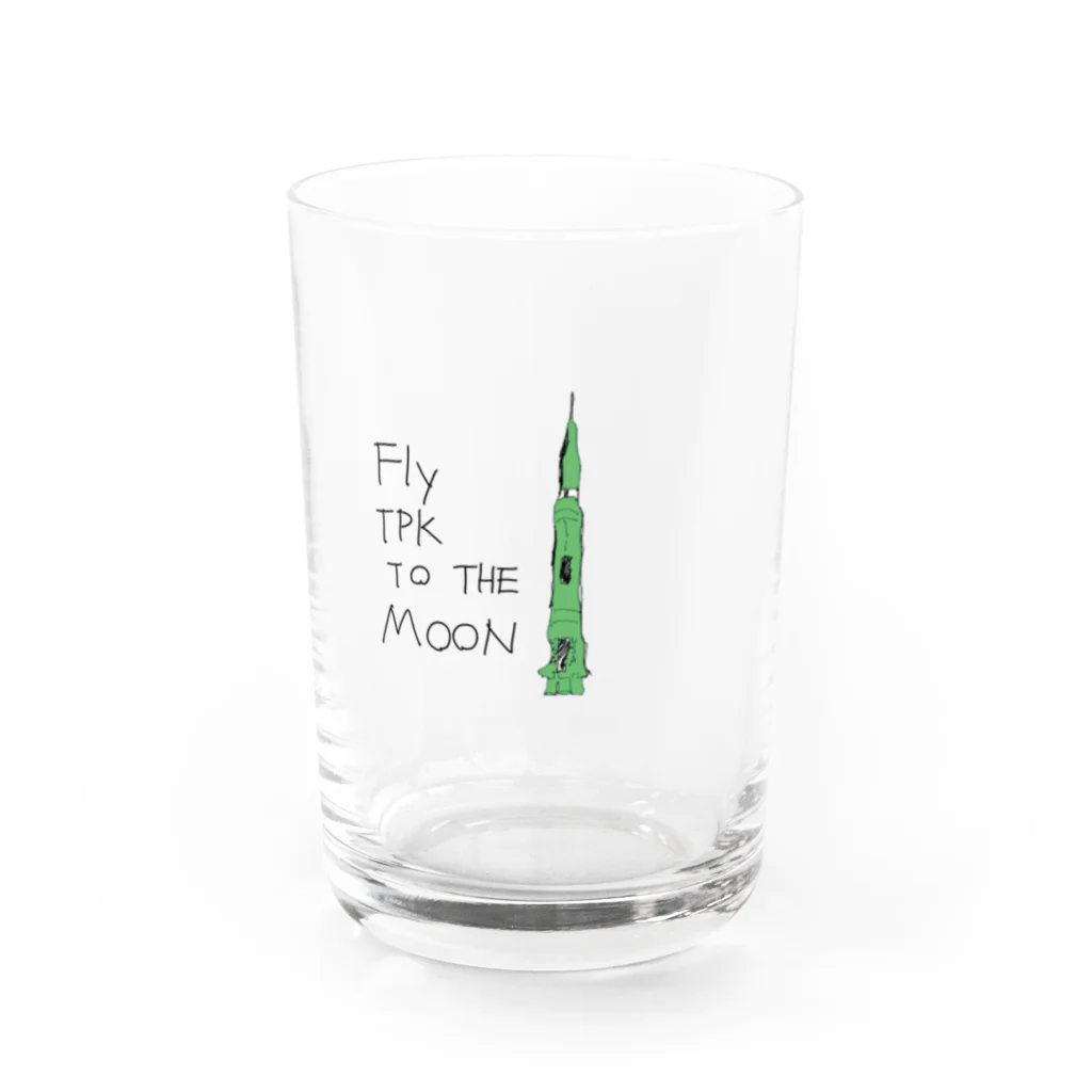 Store The DefrosterのFly TPK to the moon. Water Glass :front