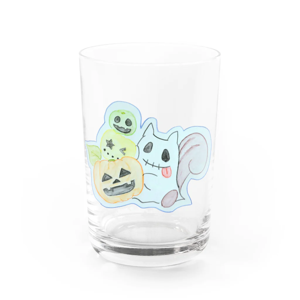 けさらん*ぱさらんのHAPPY HALLOWEEN☆ Water Glass :front