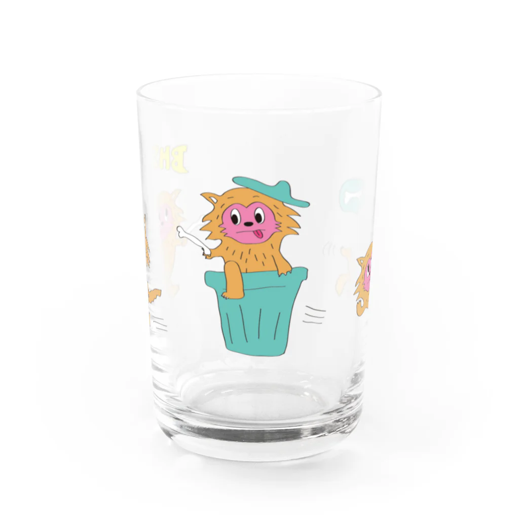 文字８フレッシュ！のBHS glass Water Glass :front