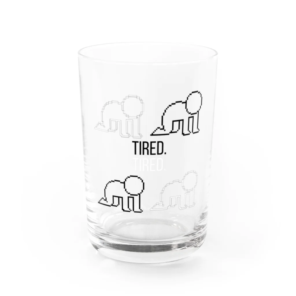 tired.のコロコロチェンジグラス by tired. Water Glass :front