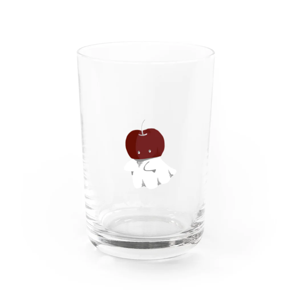 原子のリンゴおばけ Water Glass :front