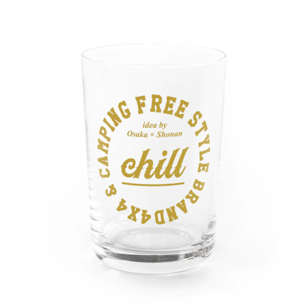  chill brand🚬😎の chill brand Water Glass :front