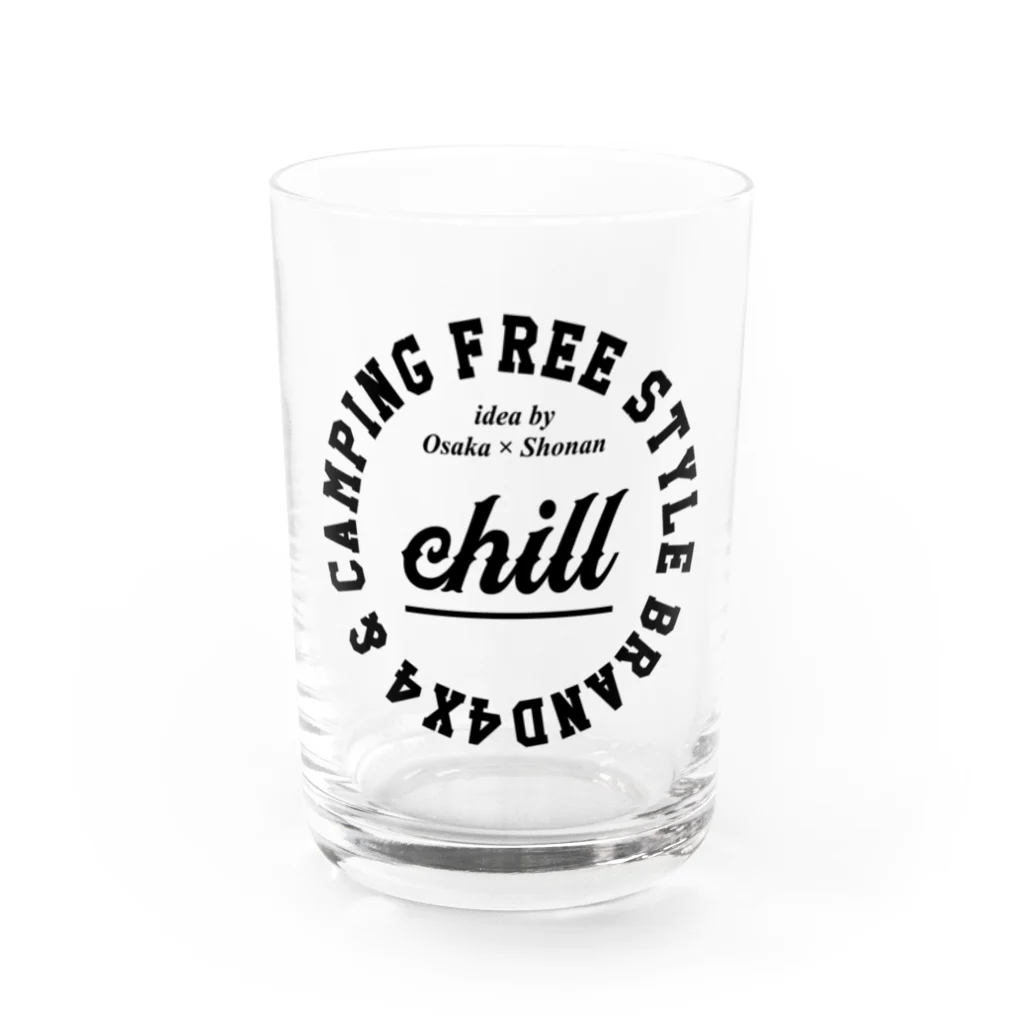  chill brand🚬😎のchill brand Water Glass :front