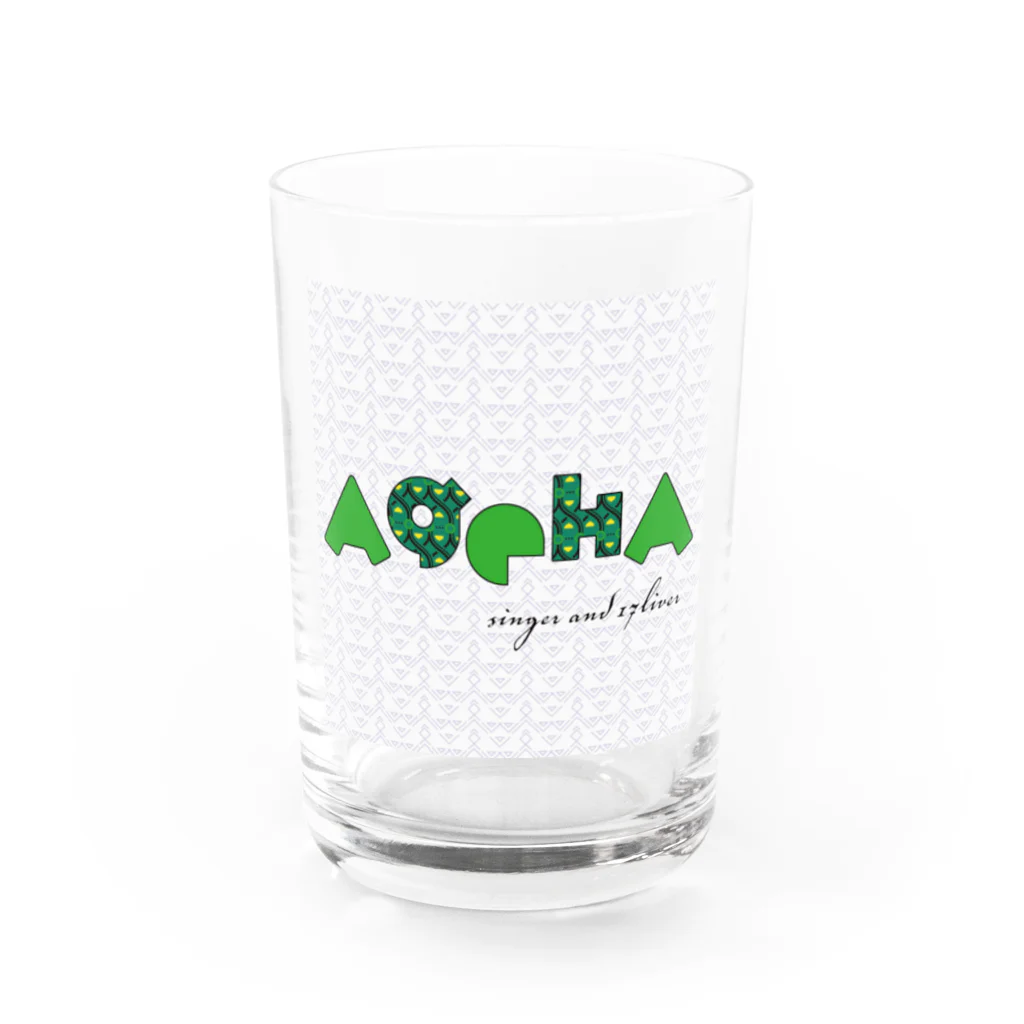 あ̷げ̷は̷1̷9̷8̷0̷のAGEHAオリジナルロゴ Water Glass :front