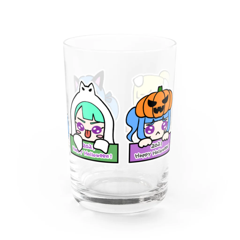 CryptoMaids❄️YukiのCryptoMaidsHalloween Water Glass :front