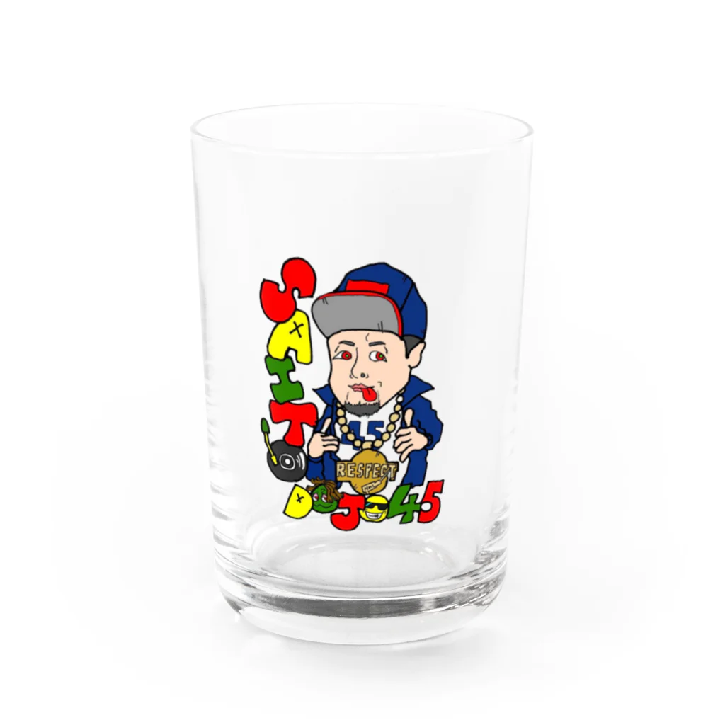 White Snake Crew 0827 公式ショップ【山口県岩国市】の斎藤道場45 Water Glass :front