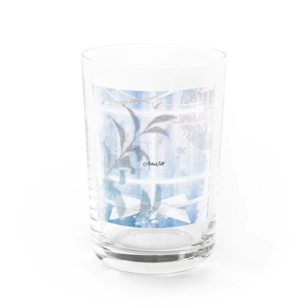 【ホラー専門店】ジルショップの絵画風プリンセスルーム(植物) Water Glass :front