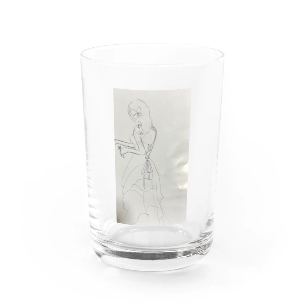 honey bunnyのドレス 、後ろ姿 Water Glass :front