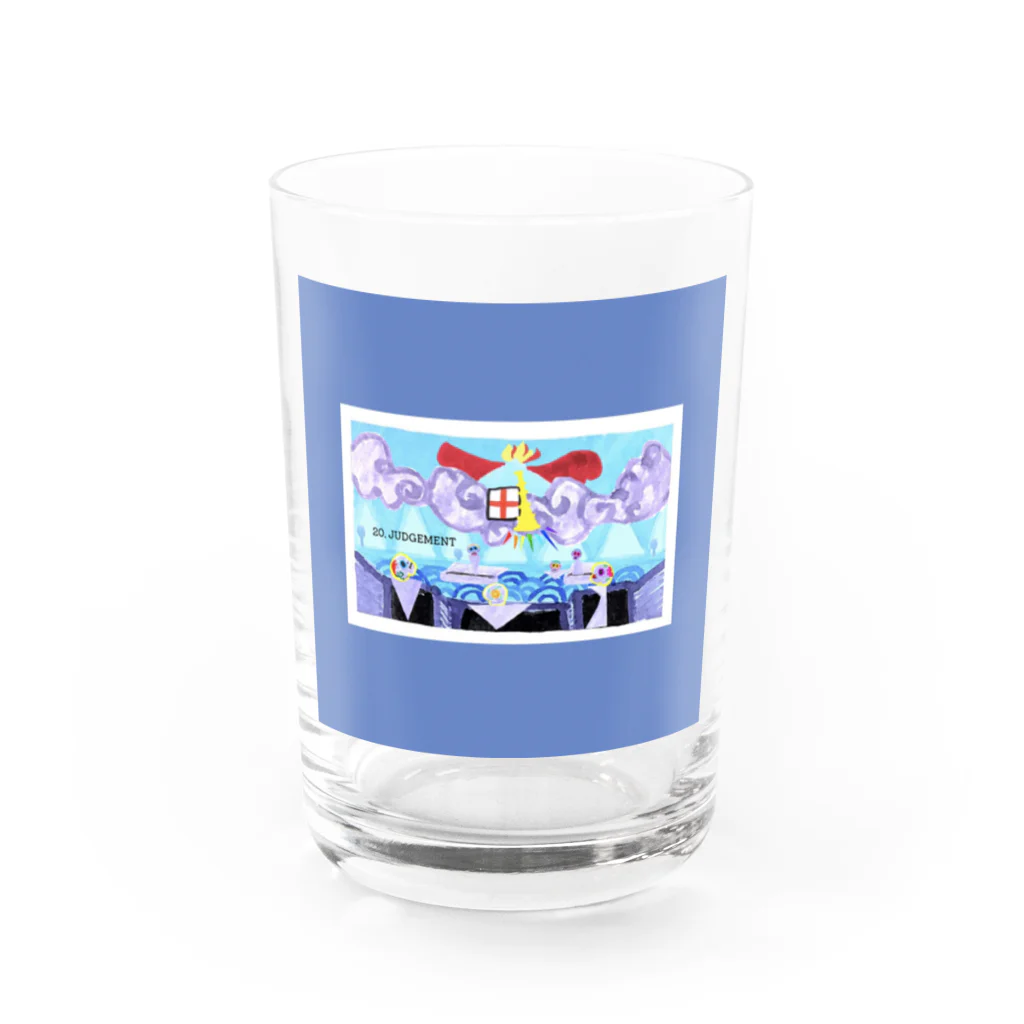 meg＊artの20.JUDGEMENT Water Glass :front