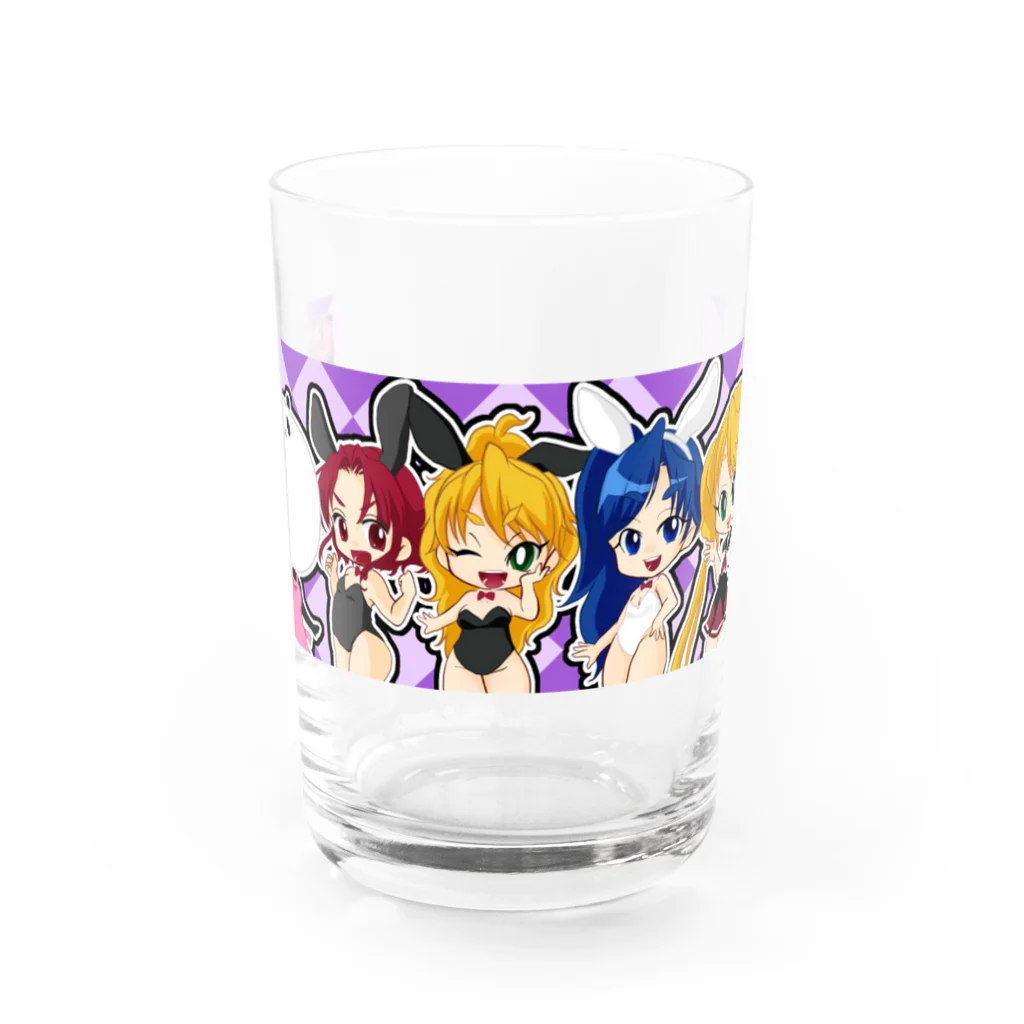 ちはやのぴこバニ Water Glass :front