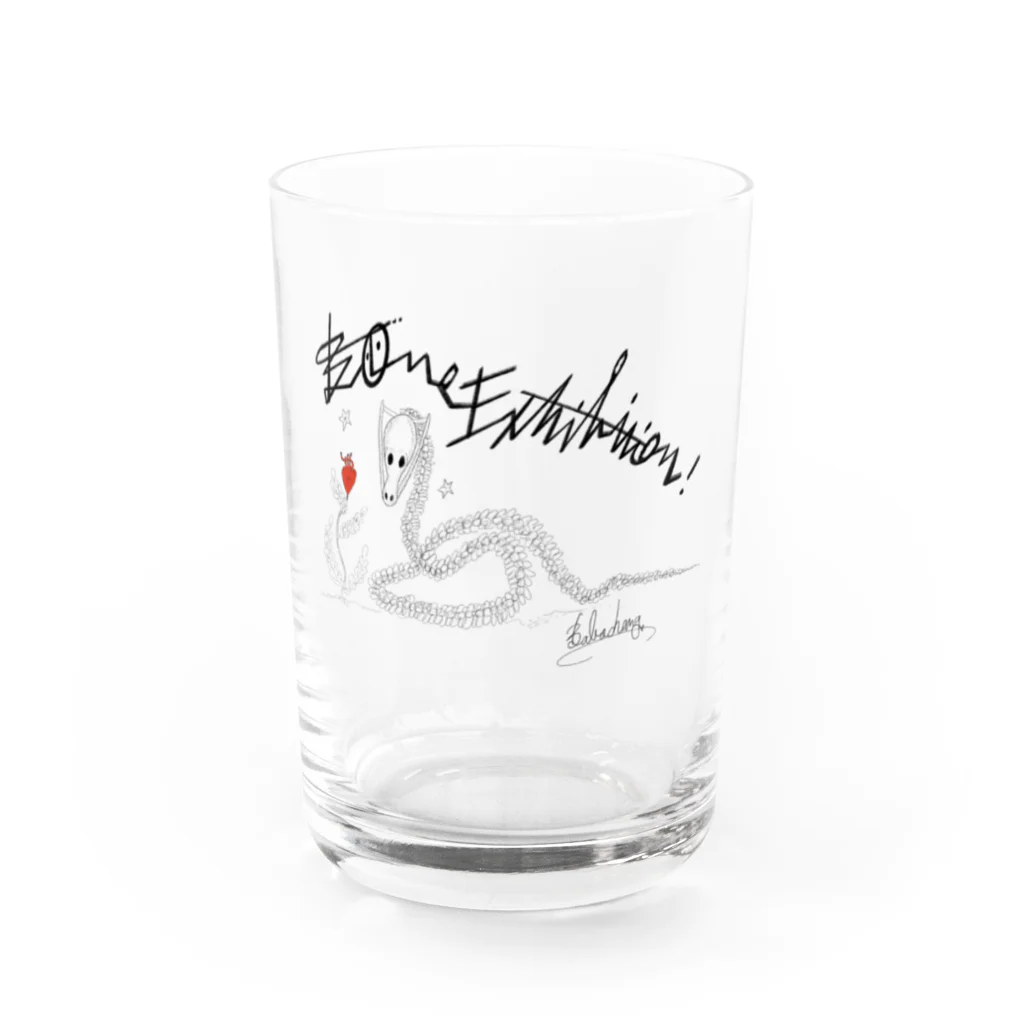 Babachang Exhibitionの蛇骨くん Water Glass :front