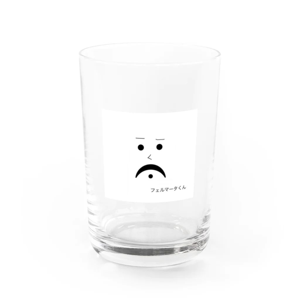 小野小町のフェルマータくん Water Glass :front