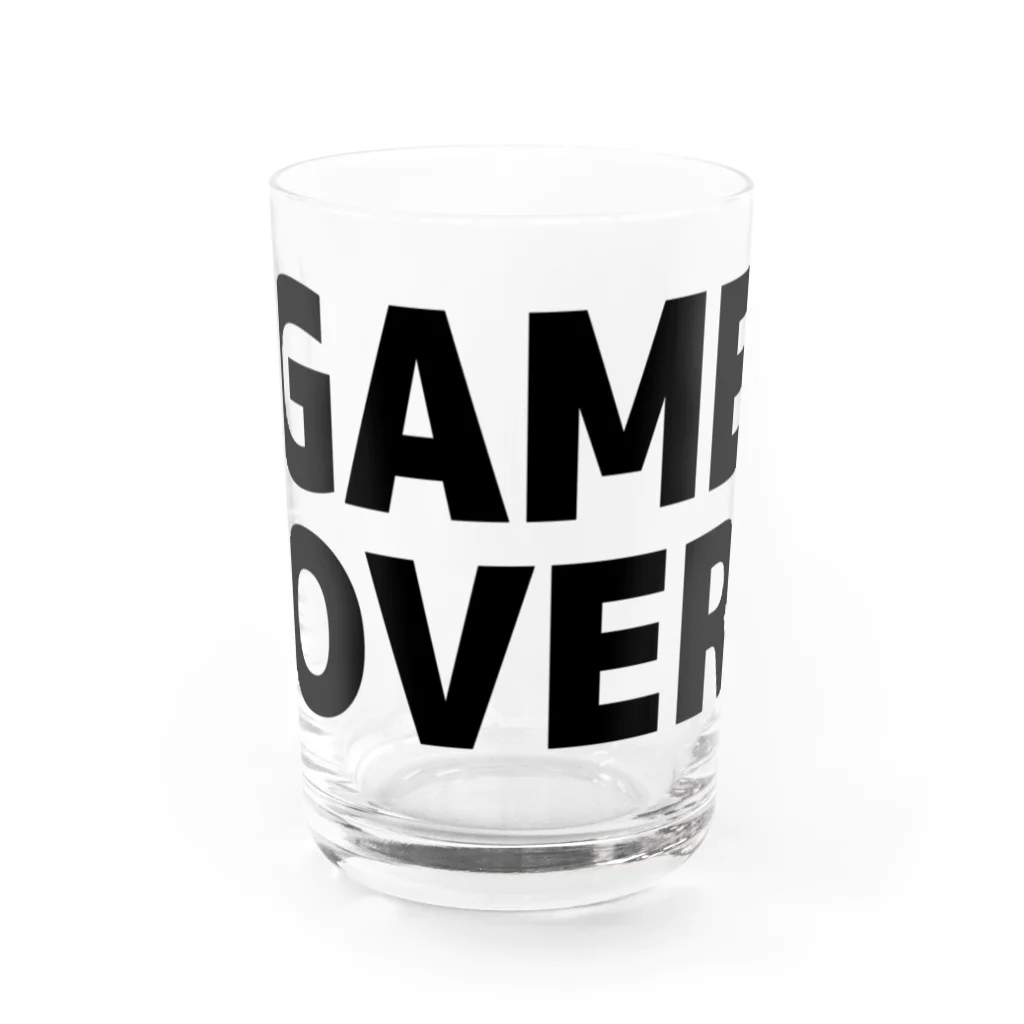 TOKYO LOGOSHOP 東京ロゴショップのGAMEOVER-ゲームオーバー- Water Glass :front