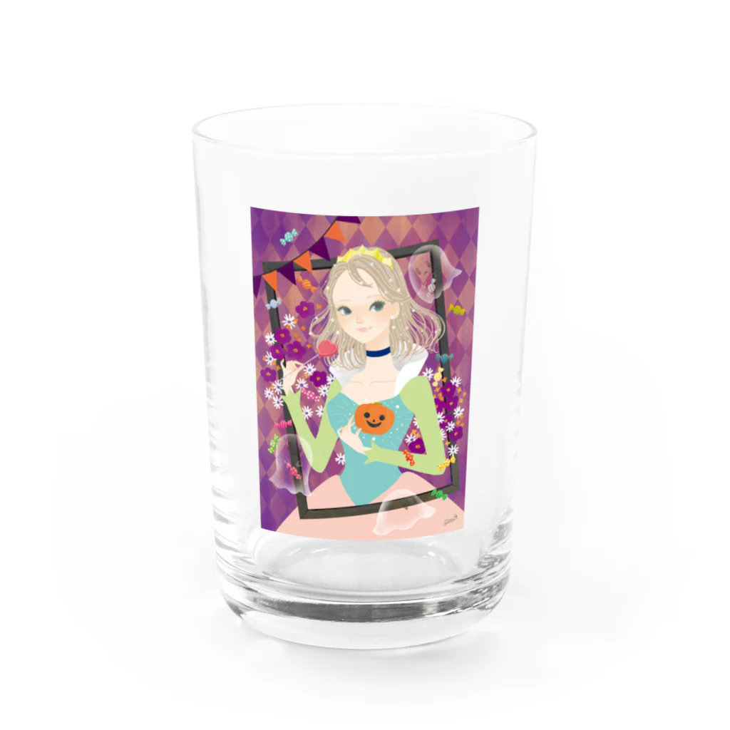 岩本しょうこのハロウィン Water Glass :front