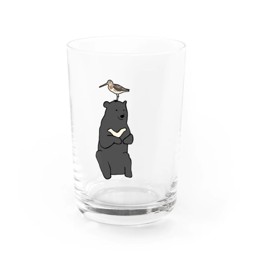 カモシカ亭の仲良し狩猟鳥獣！ Water Glass :front