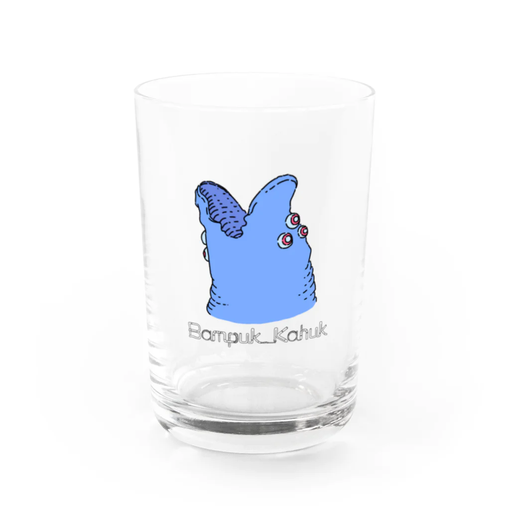 万福遐福商店のバンカフちゃん×NOZOMI様 suzuri限定グッズ Water Glass :front